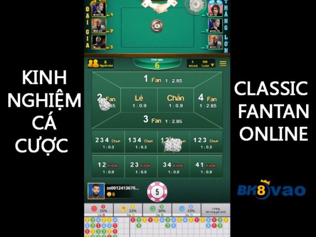 Mẹo cá cược Fantan cổ điển online
