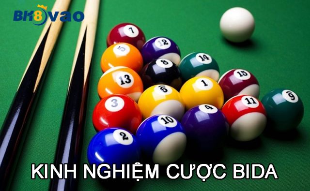 Kinh nghiệm cược bida