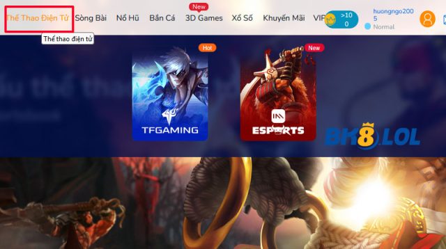 Chọn sảnh cược Dota 2