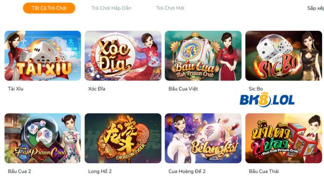 Nhấn chọn game tài xỉu