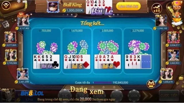 Bull Bull - Game bài 3D Casino đỉnh cao