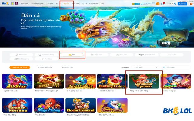 Cách tham gia  Dinosaur Tycoon tại nhà cái BK8