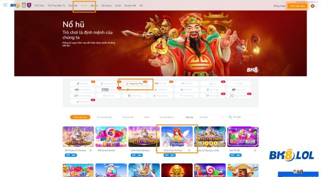 Chi tiết cách tham gia chơi Starlight Princess BK8