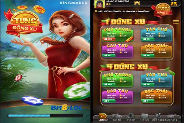 Các cửa cược tung đồng xu BK8