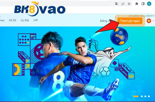 Tham gia ngay để đăng ký BK8